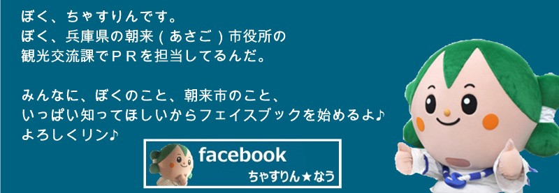 ちゃすりんがフェイスブックを始めます