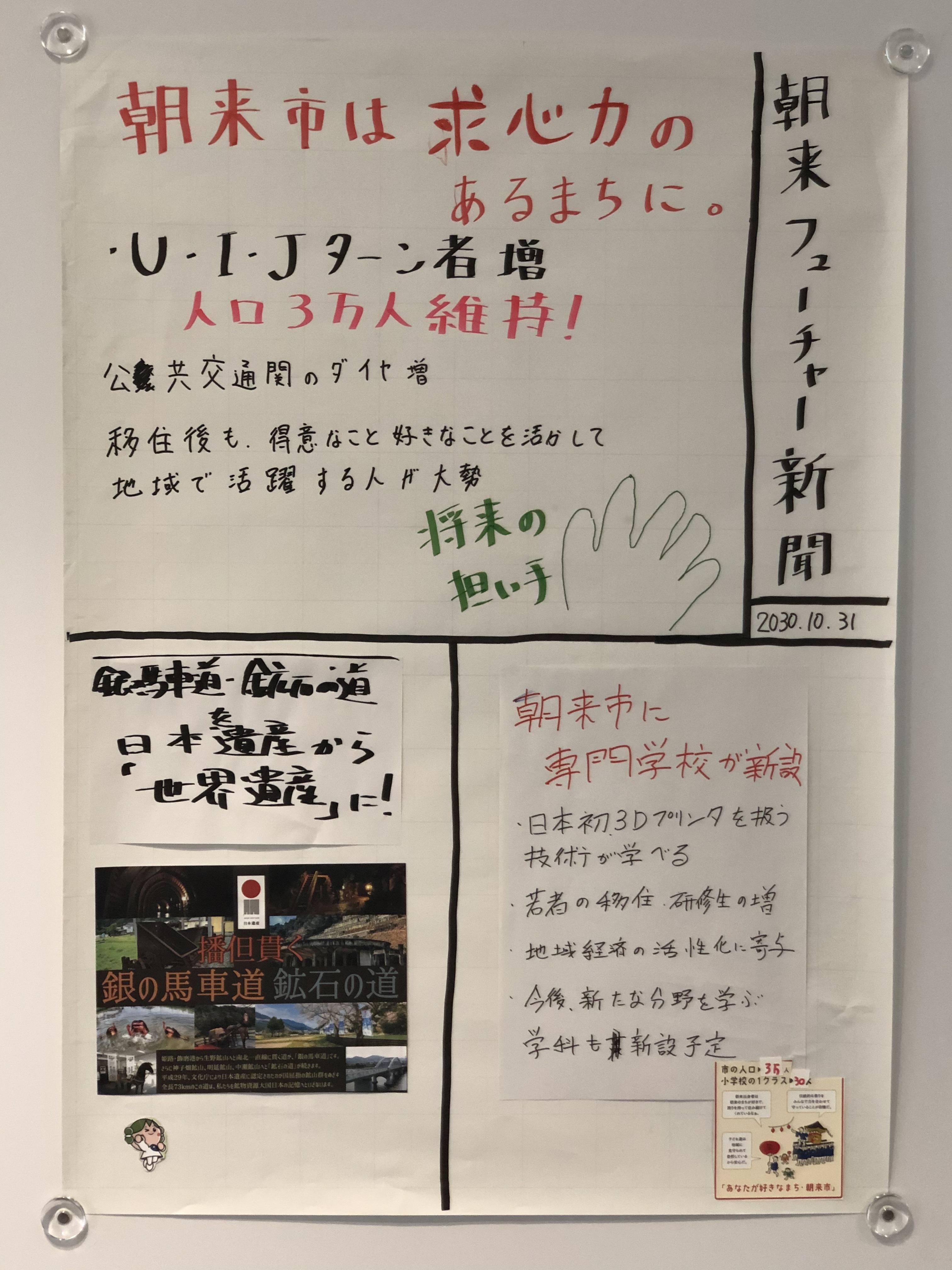 各グループで作成した未来の新聞の画像12