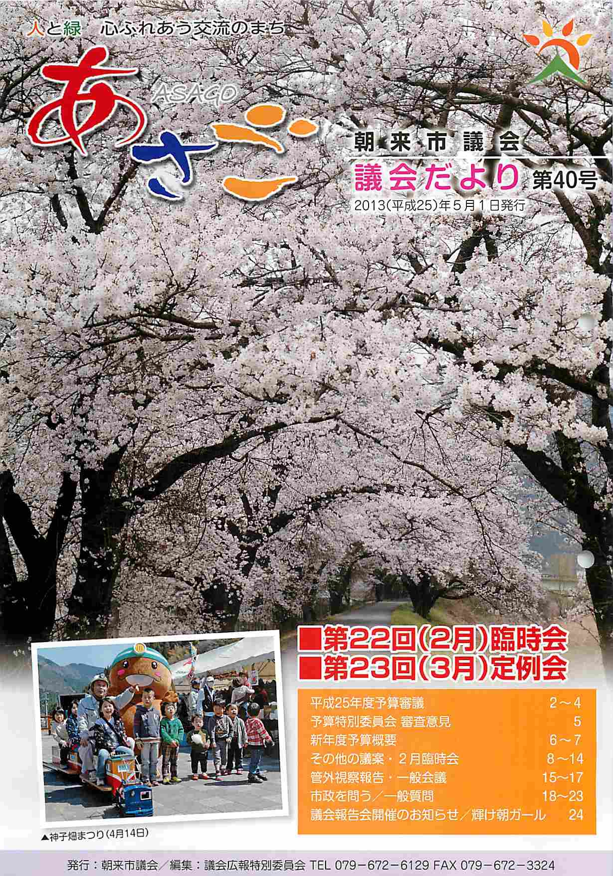 第40号（平成25年5月1日発行）の画像