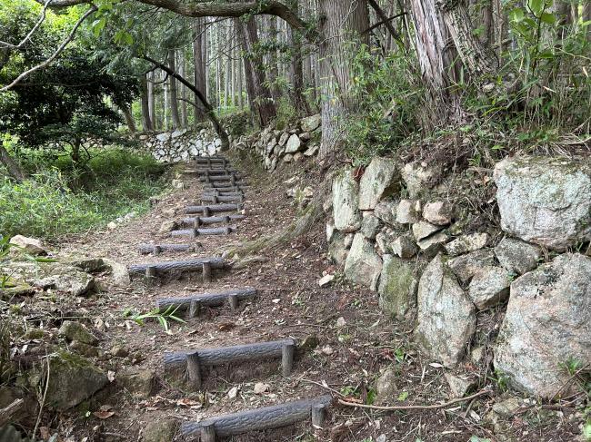 駅裏登山道