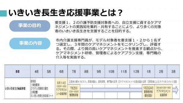 いきいき長生き応援事業とは？