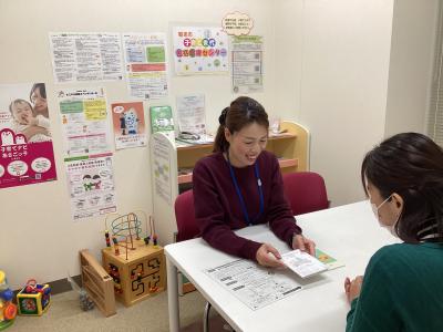 専門職としての相談業務の様子
