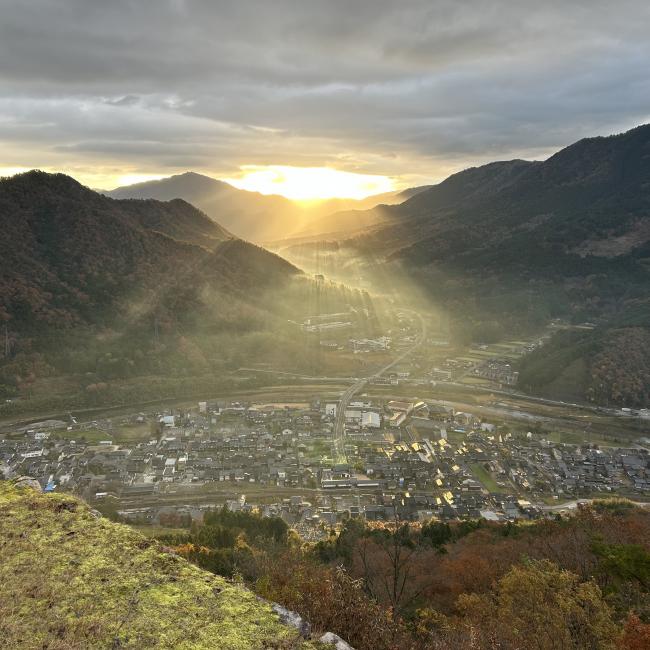 竹田城からの日の出