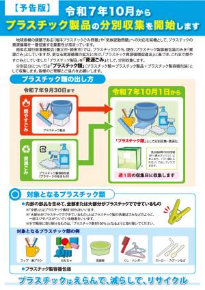 プラスチック類の出し方
