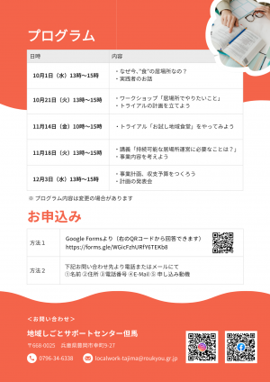 講座チラシ（裏面）