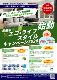 エコ・ライフスタイルキャンペーンチラシ
